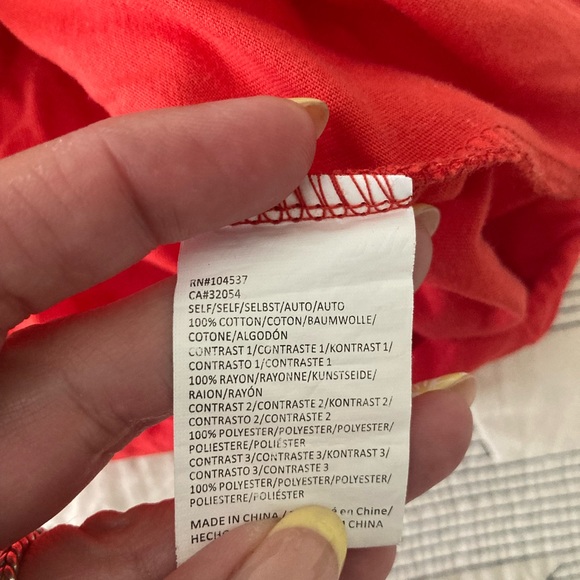 Anthropologie Sleeveless Red Top by Tiny - Picture 5 of 7